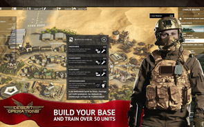 Desert Operations - Screenshot: Build your base