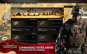 Desert Operations - Screenshot commander une armée