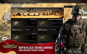 Desert Operations - Screenshot Befehlige deine Armee