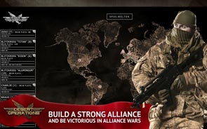 Desert Operations - Screenshot: Alliances