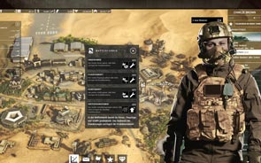 Desert Operations - captura: construya su base